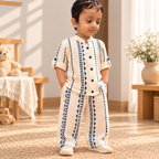 Little Gentleman Organic Muslin Cotton Co-Ord Set