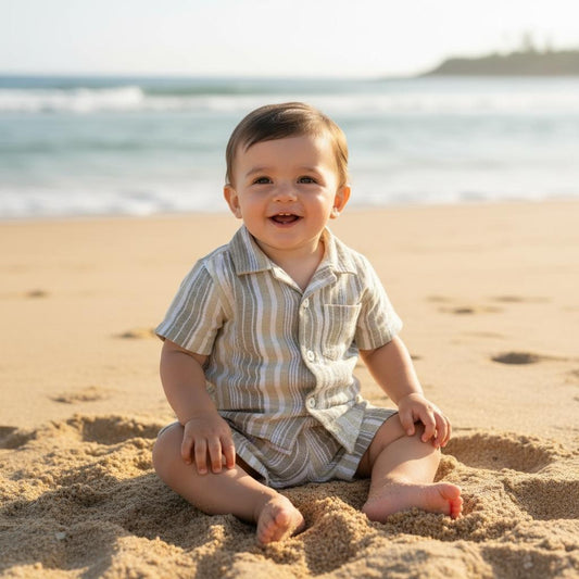 Modern Summer Cord Set for Boys – Soft & Breathable