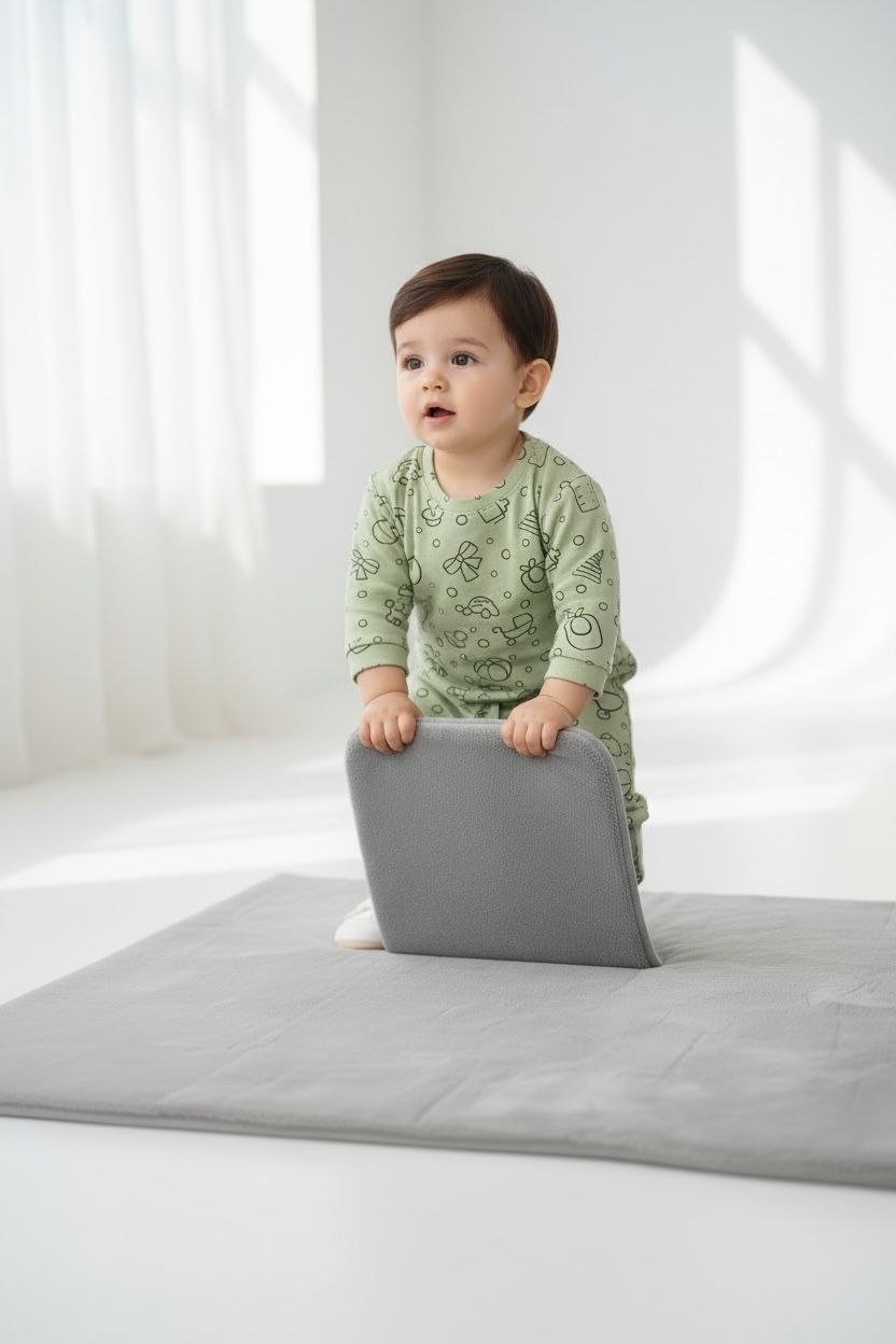 Bamboo Cotton Printed Co-ord Set | Soft Top & Jogger Outfit for Infants