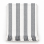 100% Bamboo Non-Terry Bath Towel | Lightweight, Soft & Quick Drying | 270 GSM-gray
