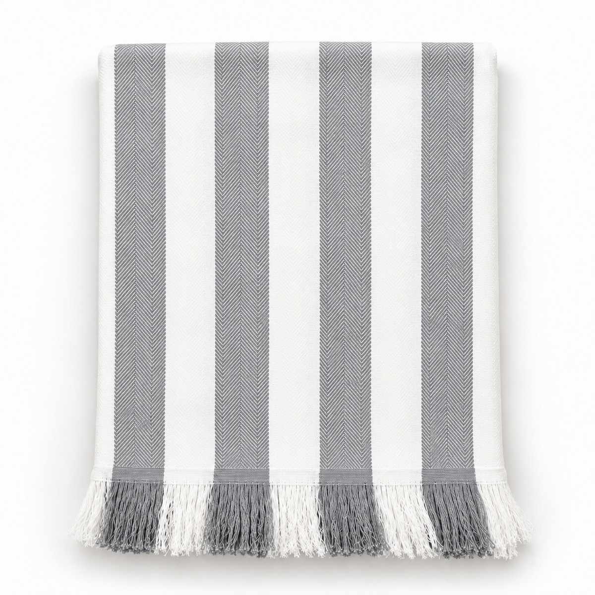 100% Bamboo Non-Terry Bath Towel | Lightweight, Soft & Quick Drying | 270 GSM-gray