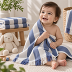 100% Bamboo Non-Terry Bath Towel | Lightweight, Soft & Quick Drying | 270 GSM