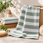 100% Bamboo Non-Terry Bath Towel | Lightweight, Soft & Quick Drying | 270 GSM