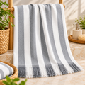 100% Bamboo Non-Terry Bath Towel | Lightweight, Soft & Quick Drying | 270 GSM-gray