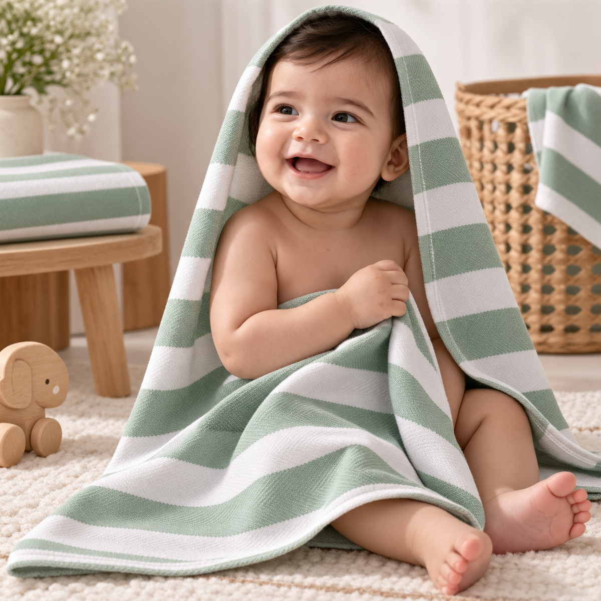 100% Bamboo Non-Terry Bath Towel | Lightweight, Soft & Quick Drying | 270 GSM