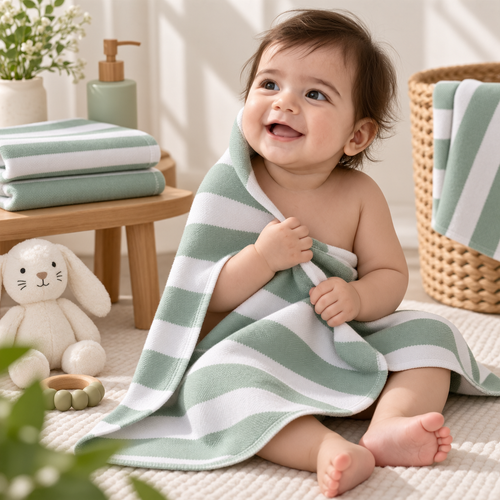 100% Bamboo Non-Terry Bath Towel | Lightweight, Soft & Quick Drying | 270 GSM