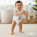 Embroidered Premium Cotton Baby Jhabla with 2 Nappies for newborn Babies
