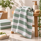 100% Bamboo Non-Terry Bath Towel | Lightweight, Soft & Quick Drying | 270 GSM