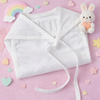 Embroidered Premium Cotton Baby Jhabla with 2 Nappies | For Newborn Boys & Girls