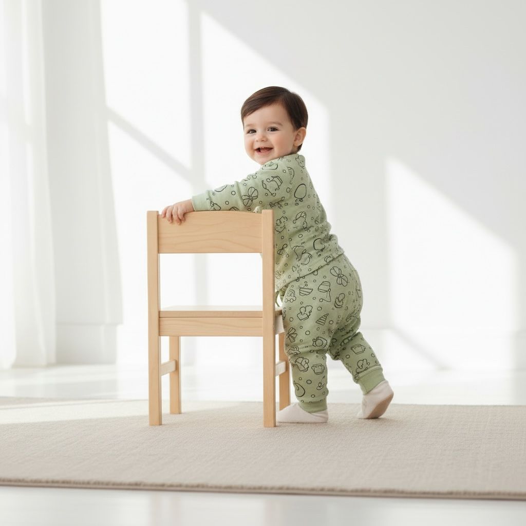 Bamboo Cotton Printed Co-ord Set | Soft Top & Jogger Outfit for Infants