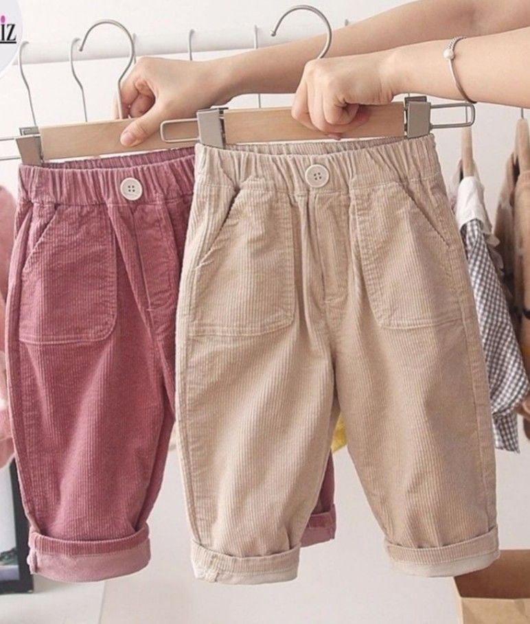 Kids Chocolate Brown Corduroy Trouser
