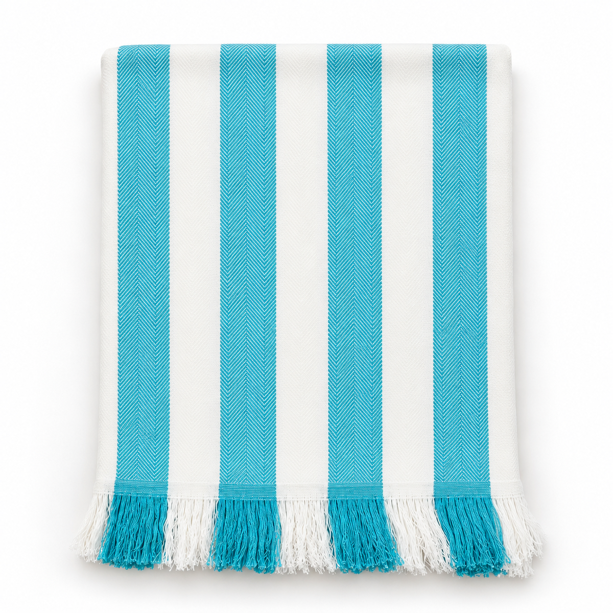 100% Bamboo Non-Terry Bath Towel | Lightweight, Soft & Quick Drying | 270 GSM-blue