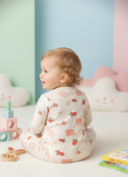 Ultra-Soft Bamboo Cotton Full Sleeves Romper- All season wear