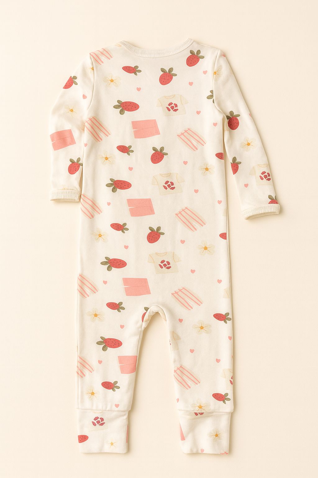Ultra-Soft Bamboo Cotton Full Sleeves Romper- All season wear