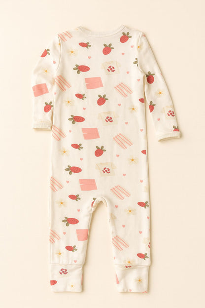 Ultra-Soft Bamboo Cotton Full Sleeves Romper- All season wear