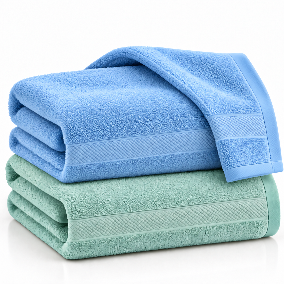 Bamboo Bliss Hand Towels Pack of 2-Super Soft & Quick Drying, 41 × 61 cm