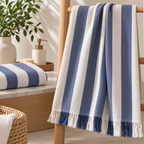 100% Bamboo Non-Terry Bath Towel | Lightweight, Soft & Quick Drying | 270 GSM