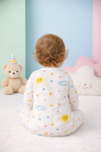Ultra-Soft Bamboo Cotton Full Sleeves Romper - All season wear