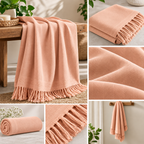 100% Bamboo Non-Terry Bath Towel | Lightweight, Soft & Quick Drying | 270 GSM