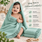 100% Bamboo Non-Terry Bath Towel | Lightweight, Soft & Quick Drying | 270 GSM