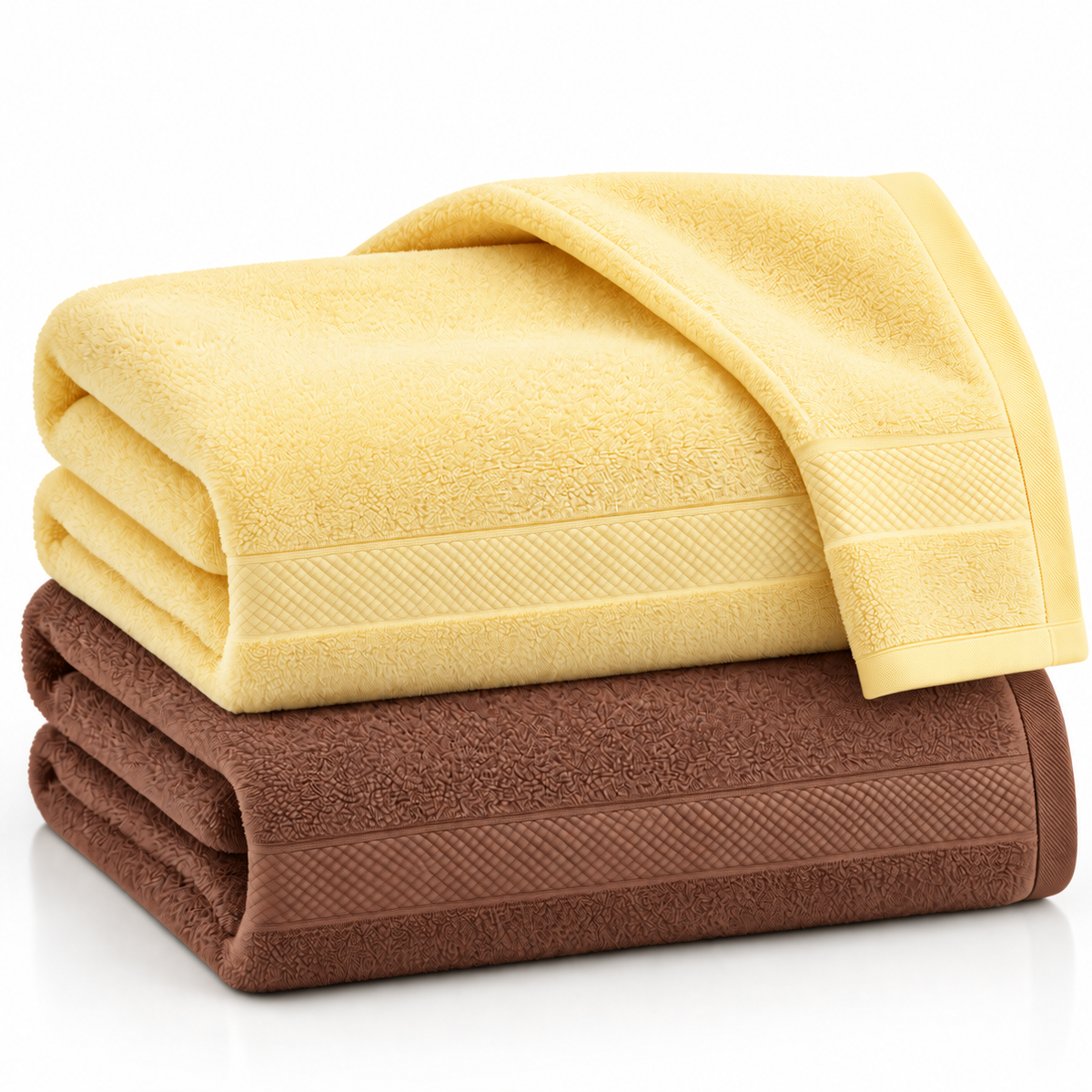 Bamboo Bliss Hand Towels Pack of 2-Super Soft & Quick Drying, 41 × 61 cm