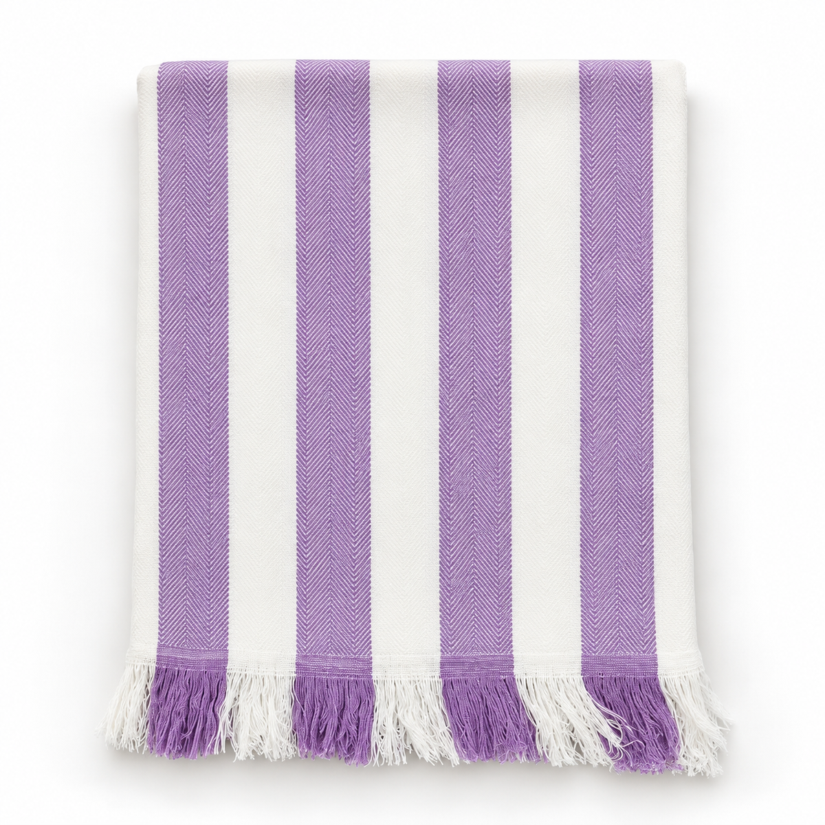 100% Bamboo Non-Terry Bath Towel | Lightweight, Soft & Quick Drying | 270 GSM- Purple