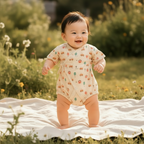 Organic Muslin Baby Onesie | Romper