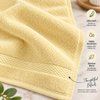 Bamboo Bliss Hand Towels Pack of 2-Super Soft & Quick Drying, 41 × 61 cm