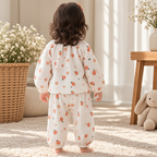 Organic Muslin Cotton Co-ord Set for Girls