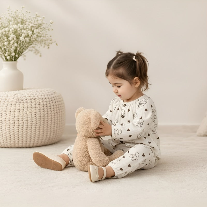 Organic Muslin Cotton Co-ord Set for Girls