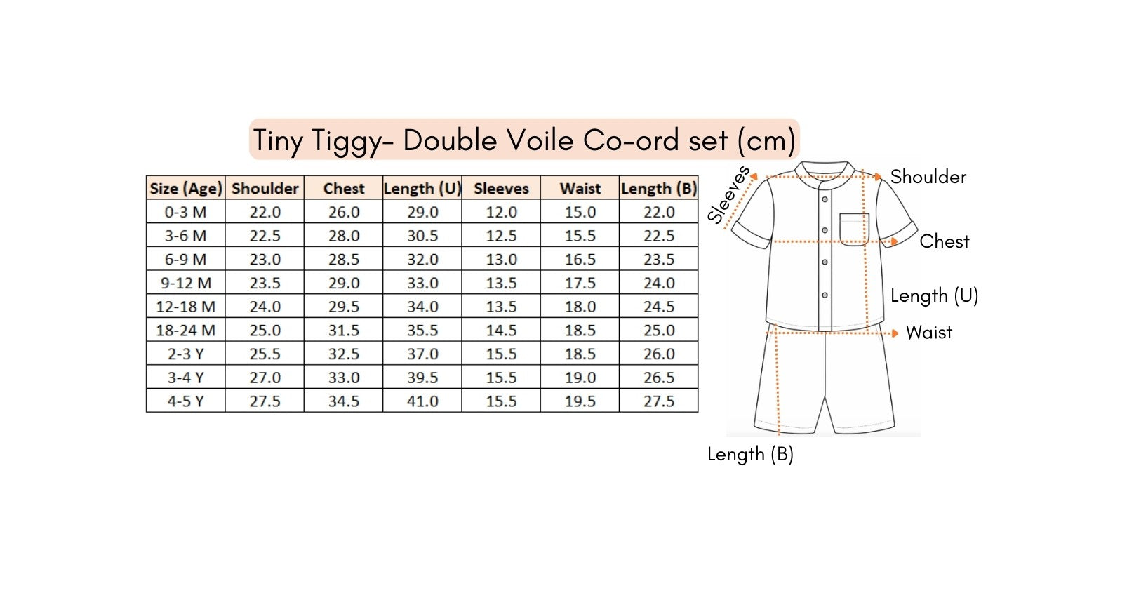 Classic Sky Organic Muslin Co-Ord Set