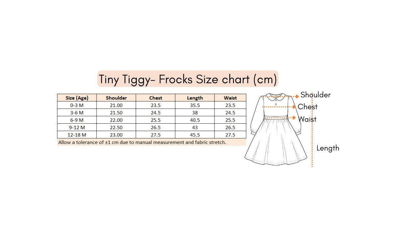 Baby Girls Premium Double Voile Cotton Heart Print Frock