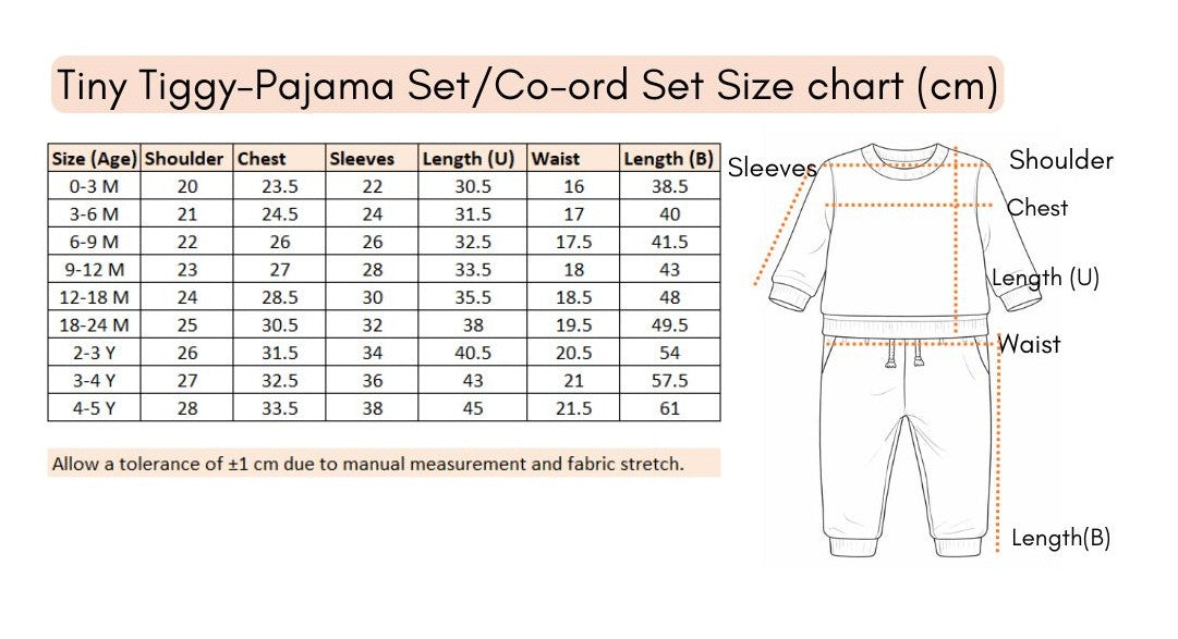 Bamboo Cotton Printed Co-ord Set | Soft Top & Jogger Outfit for Infants