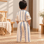 Little Gentleman Organic Muslin Cotton Co-Ord Set