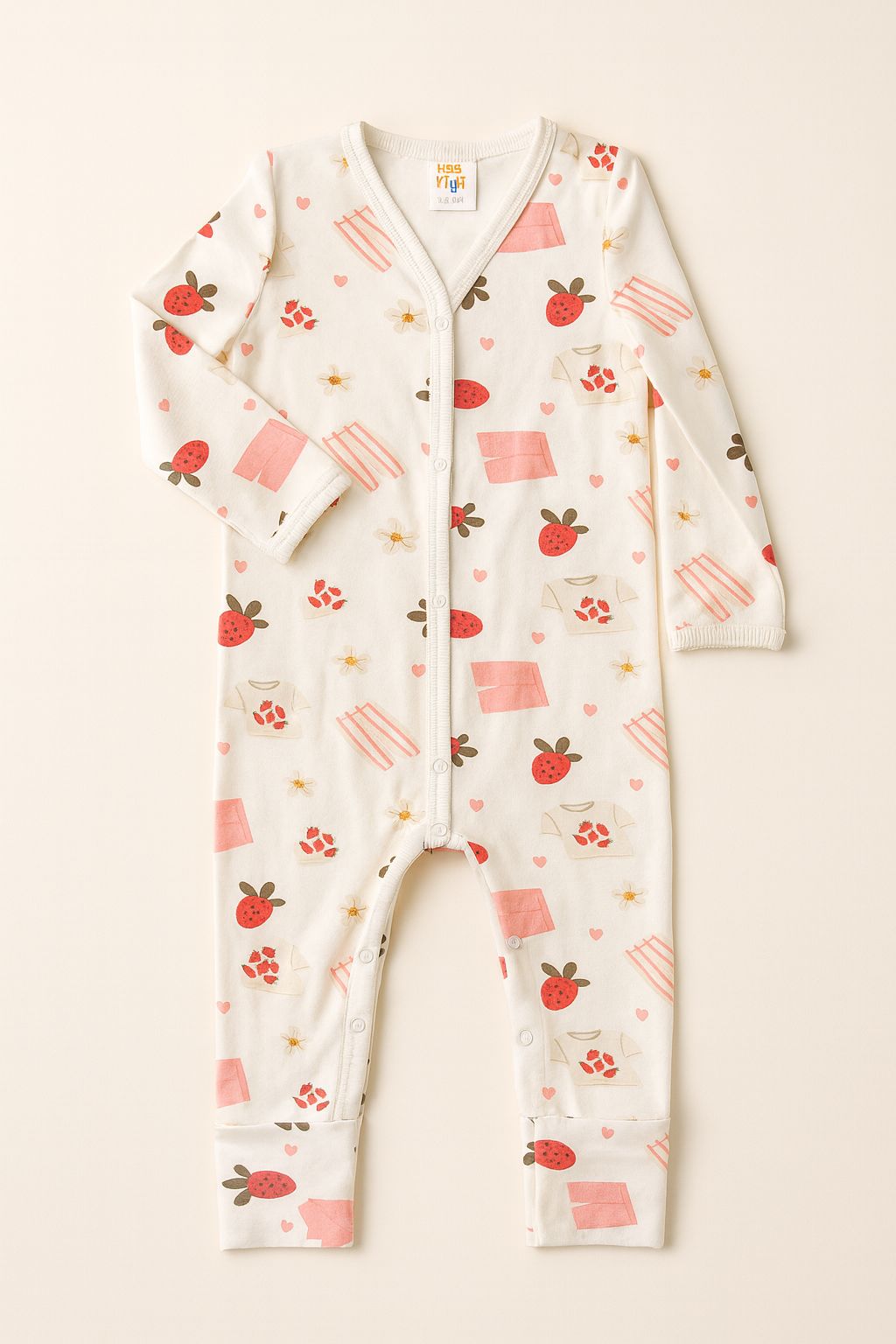 Ultra-Soft Bamboo Cotton Full Sleeves Romper- All season wear