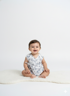Printed 100% Cotton Baby Jhabla with 2 Nappies Cute Prints for Newborn Boys & Girls