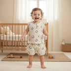 Premium Double Gauze Cotton Co-ord Set